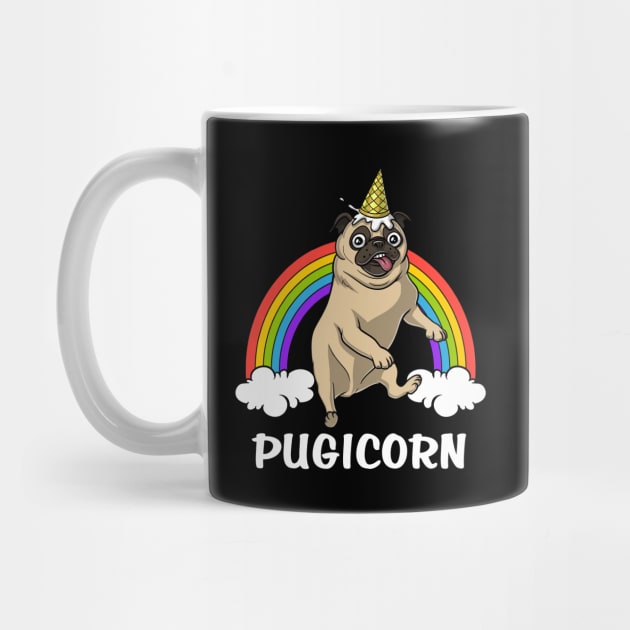 Pugicorn Pug Dog by underheaven